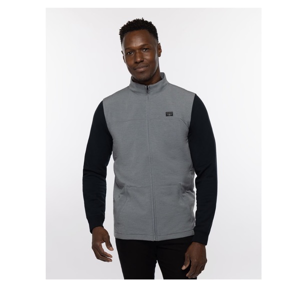 Travis Mathew Full Zip Vest - Gray - Medium NWOT - Picture 5 of 5
